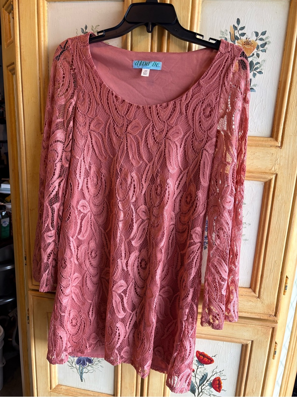 Dina Be Lace Scoop Neck Dress